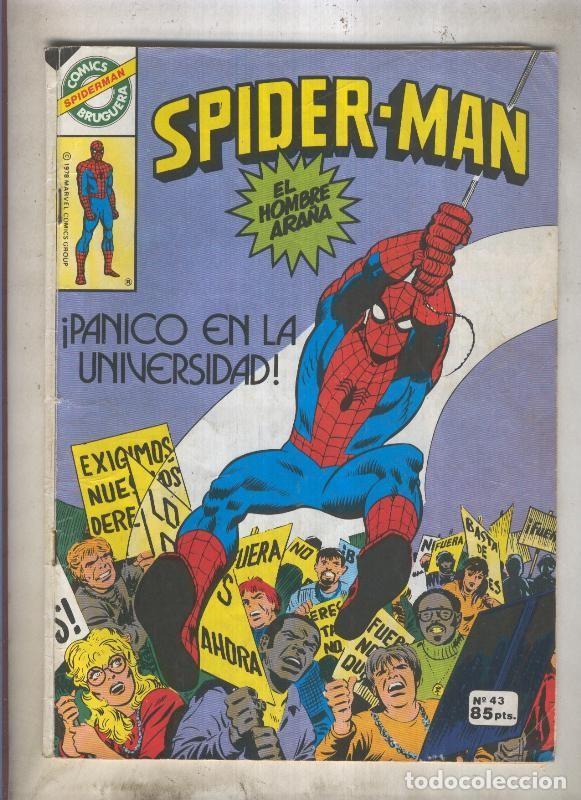 C&oacute;mics: Comics Bruguera: Spiderman numero 43 (numerado 2 en trasera) - Varios