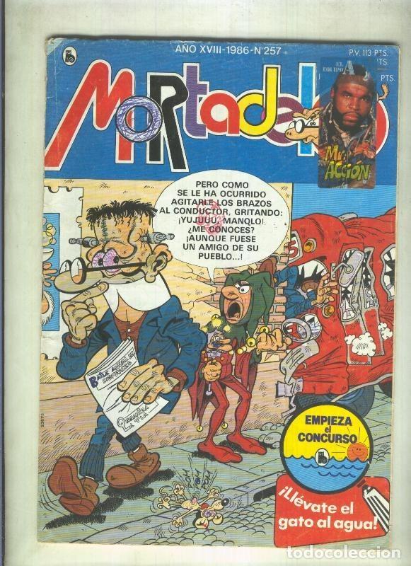 Comics: Super Mortadelo numero 257 (numerado 1 en trasera, pegatina en cubierta) - Varios