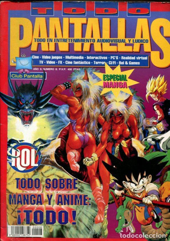 Comics : Todo Pantalla numero 8: especial Manga, faltan las paginas 39 a 54 - Varios