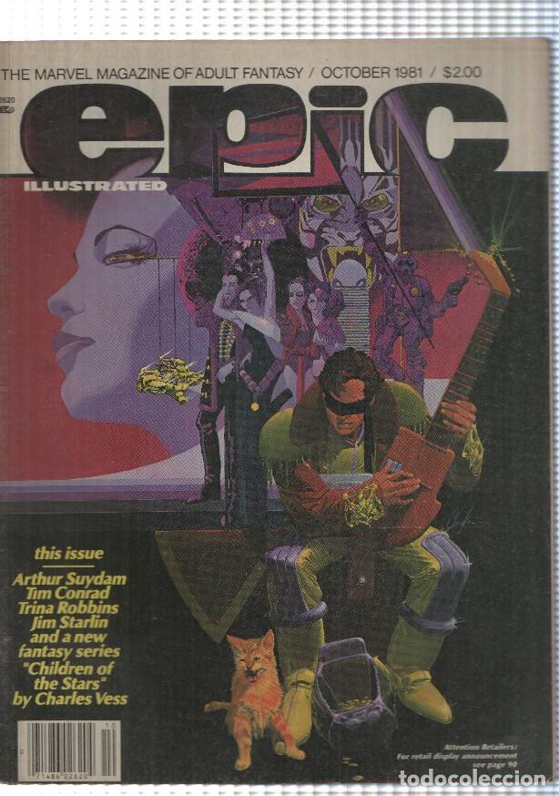 Comics: Magazine: Epic illustrated. Oct 1981 vol. 1 num 8 - New fantasy series: Children of the stars by Cha