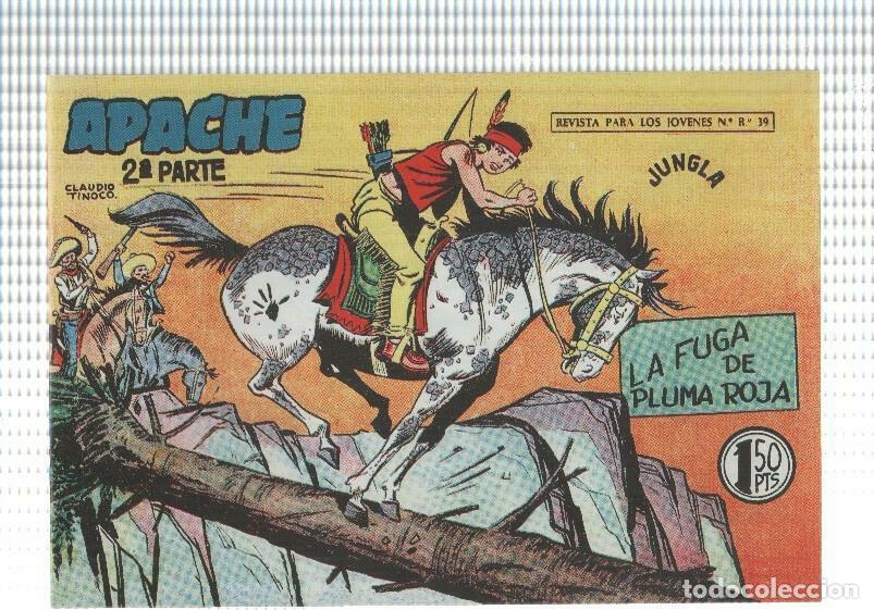 Comics: Facsimil: Apache segunda serie numero 44: La fuga de Pluma Roja - Claudio Tinoco