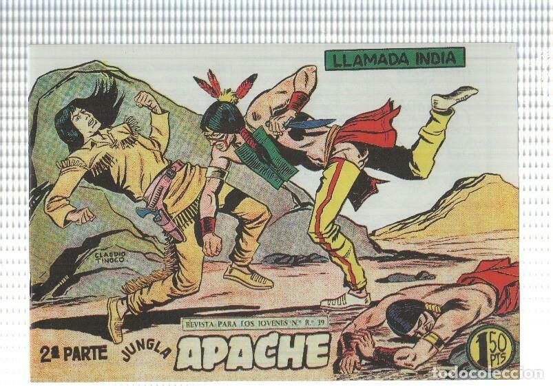 Comics: Facsimil: Apache segunda serie numero 49: Llamada india - Claudio Tinoco