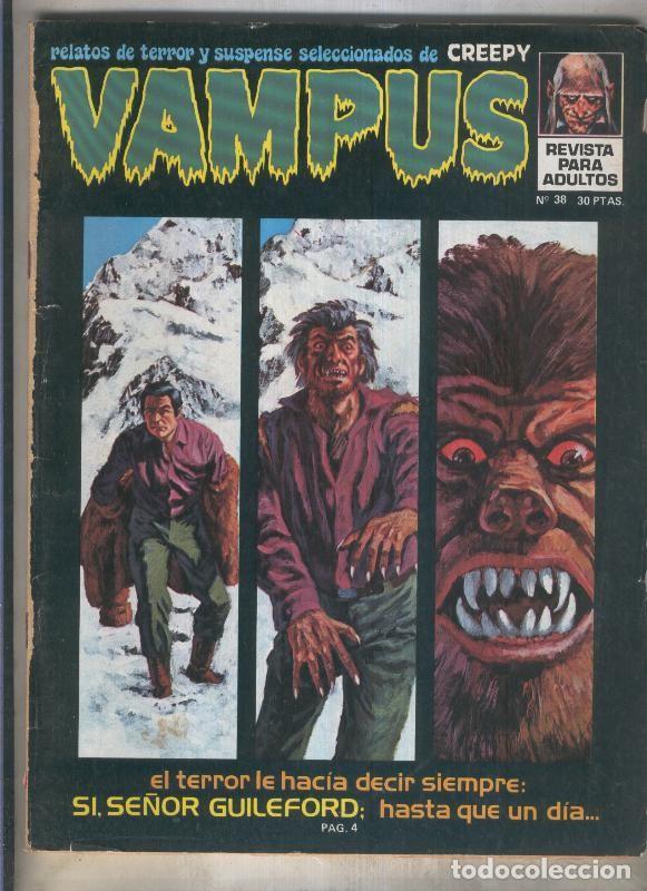 C&oacute;mics: Vampus numero 38 (numerado 1 en trasera) - Varios