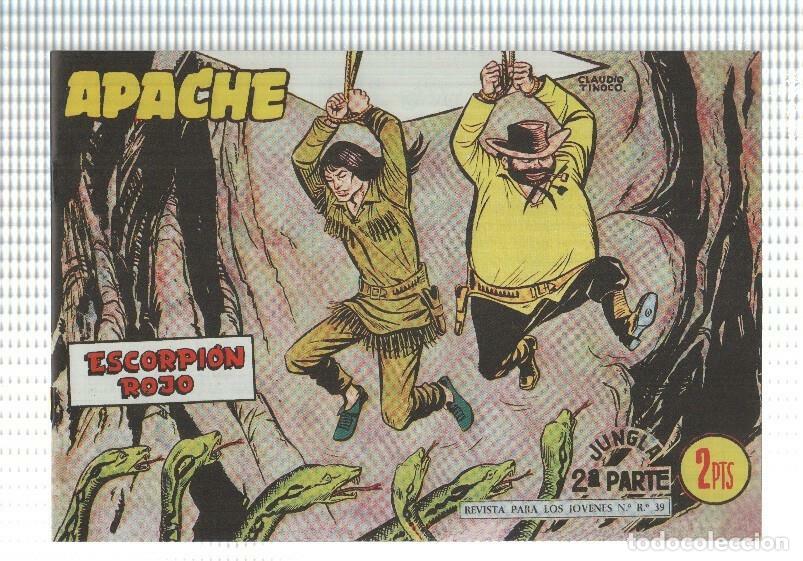 Comics: Facsimil: Apache segunda serie numero 69: Escorpion rojo - Claudio Tinoco