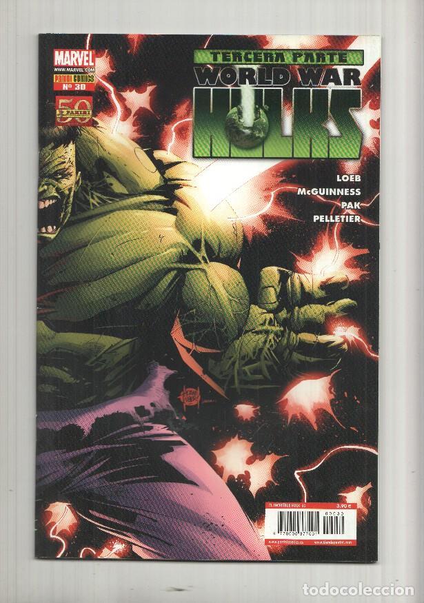 Comics: Panini: El Increible Hulk num 30, World War Hulks tercera parte - Quien es el Hulk rojo. Desatado. L