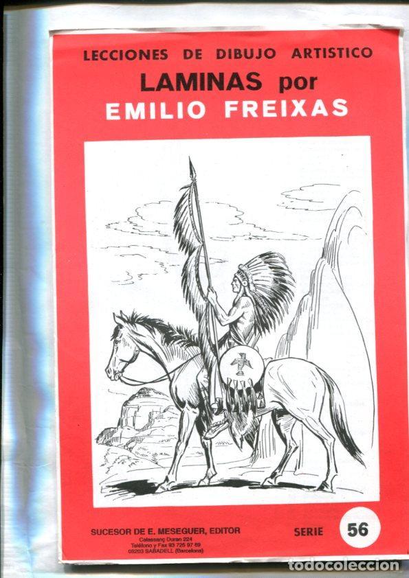 C&oacute;mics: Lecciones de dibujo artistico serie numero 56: Oeste por Emilio Freixas - Emilio Freixas