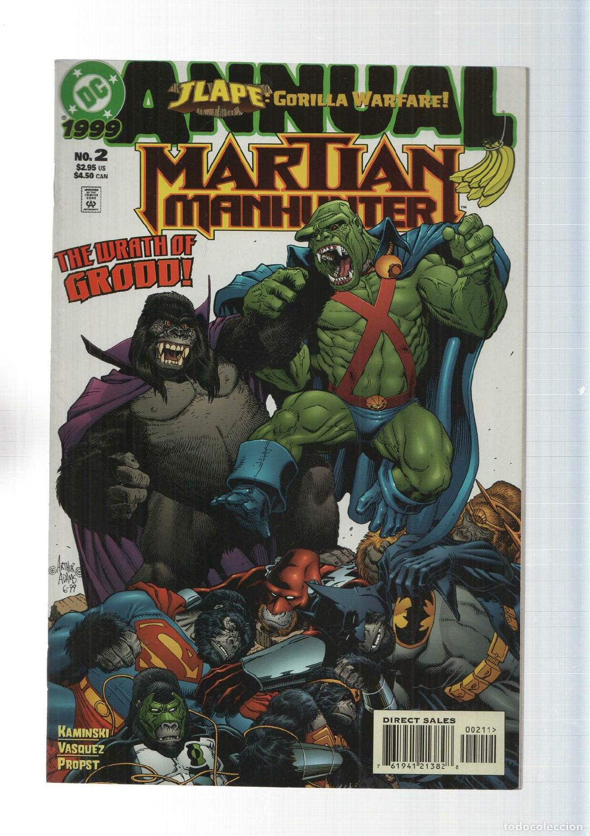 C&oacute;mics: DC Comics: Fear and loathing on the planet of the apes - Martian Manhunter Annual