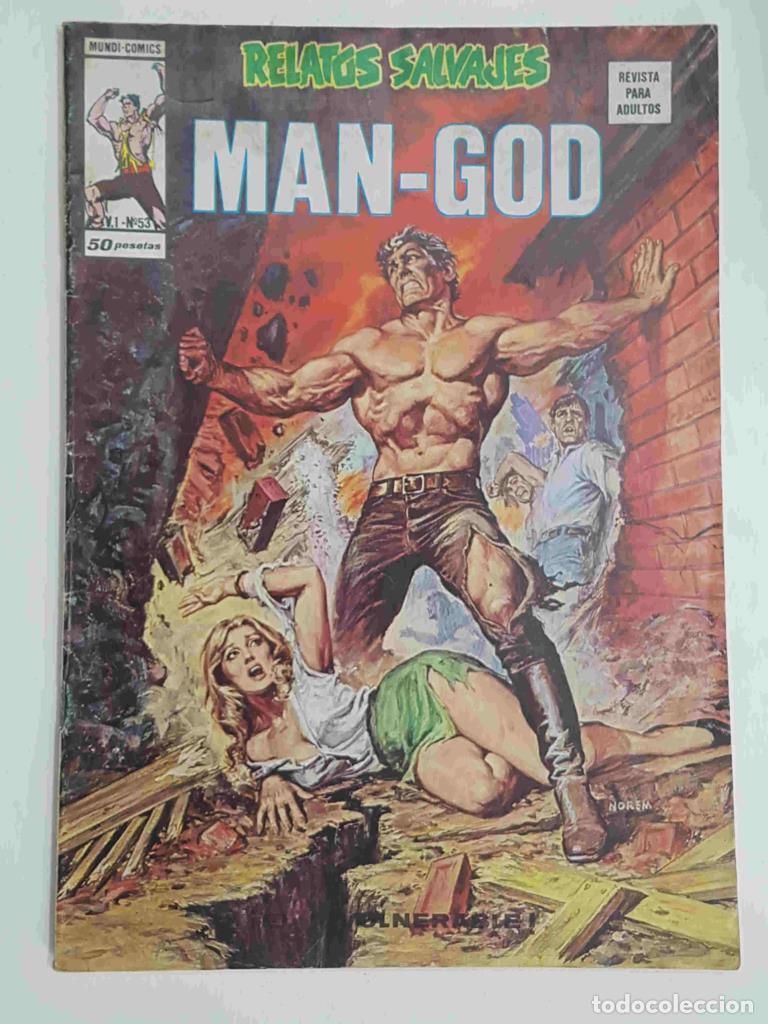 Fumetti: Mundi-Comics: Relatos Salvajes vol. 1 num 53, Man-God - Varios