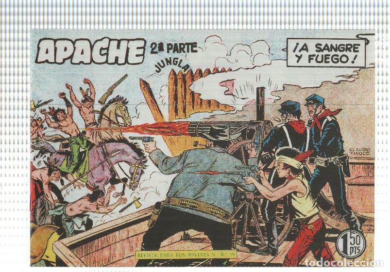 C&oacute;mics: Facsimil: Apache segunda serie numero 33: A sangre y fuego - Claudio Tinoco