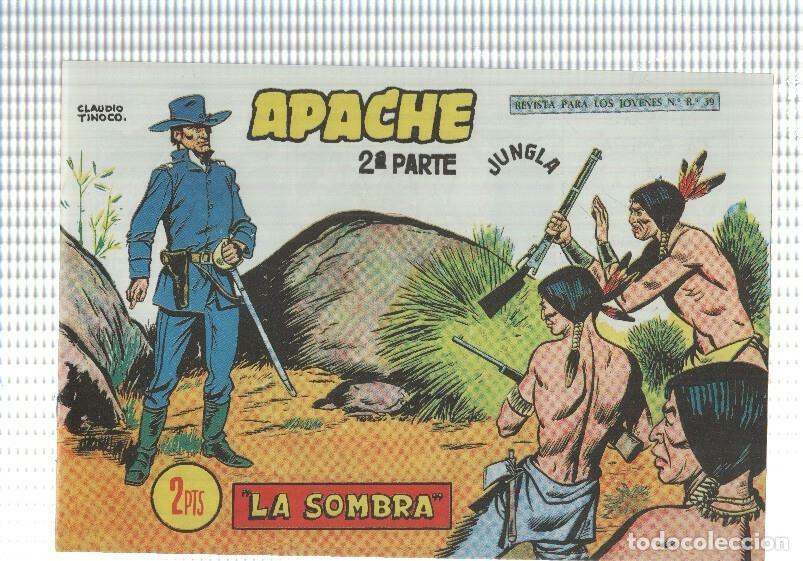 C&oacute;mics: Facsimil: Apache segunda serie numero 68: La sombra - Claudio Tinoco