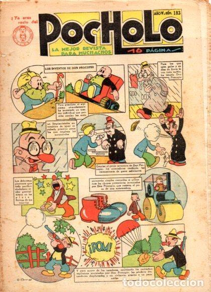 C&oacute;mics: V49003: POCHOLO n&ordm; 183. Los inventos de Don Procopio - Foto 1