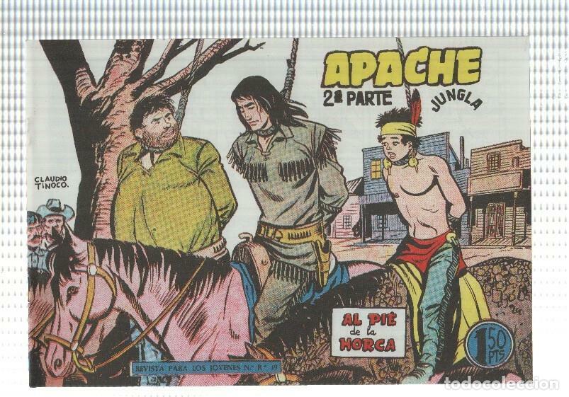 C&oacute;mics: Facsimil: Apache segunda serie numero 60: Al pie de la horca - Claudio Tinoco - Foto 1