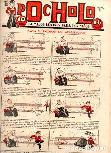 Comics: V48962: POCHOLO n&ordm; 91. Vaya si enga&ntilde;an las apariencias
