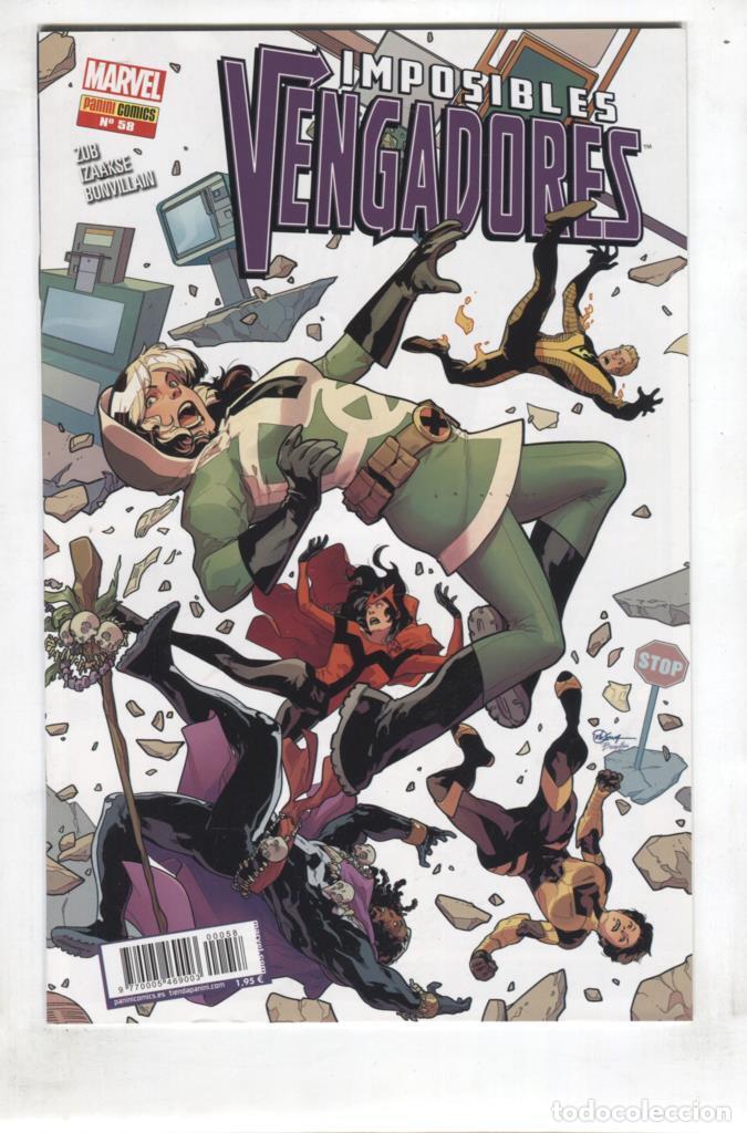 C&oacute;mics: Marvel, Panini: Imposibles Vengadores num 58 ene 2018 - Empujar y tirar - Varios