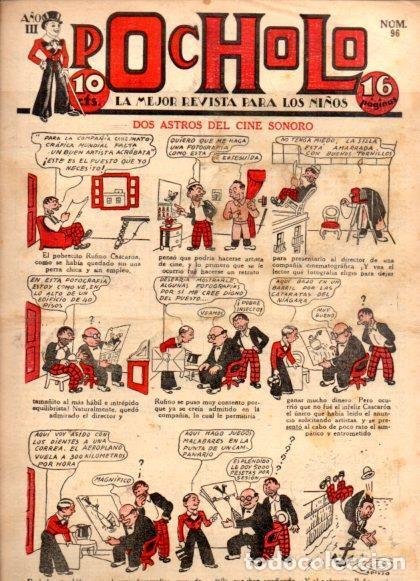 Comics: V48976: POCHOLO n&ordm; 96. Dos astros del cine sonoro