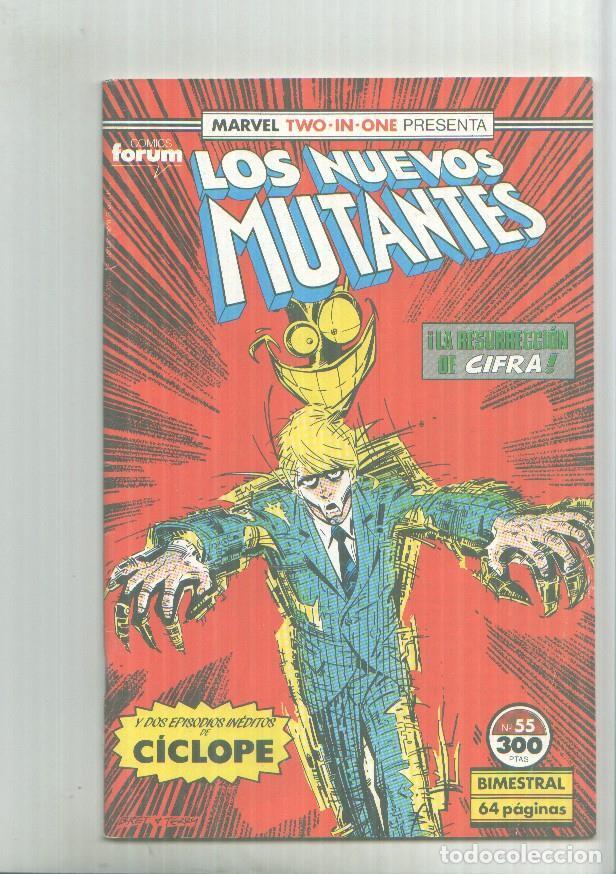 Comics: Marvel Two-In-One: Los Nuevos Mutantes + Ciclope numero 55 - Varios