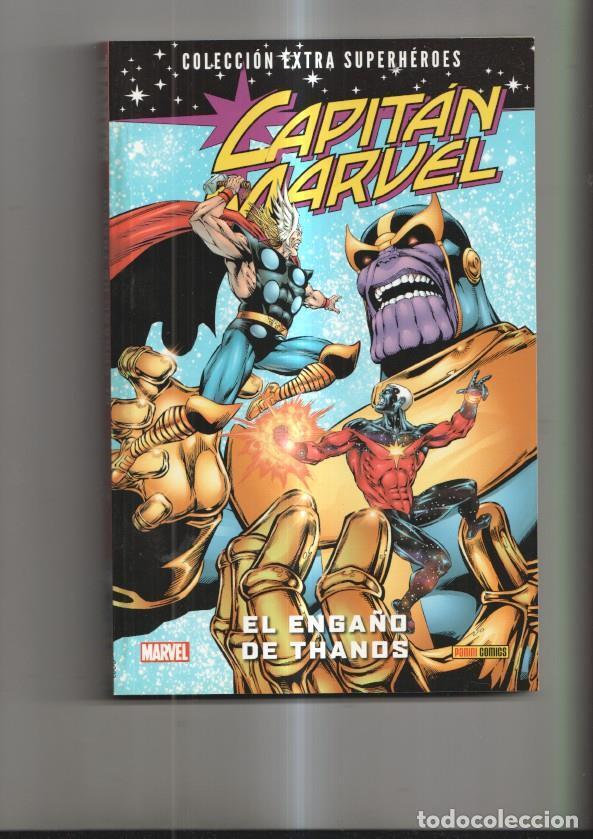 Comics: Coleccion Extra Superheroes numero 44: Capitan Marvel numero 2: El enga&ntilde;o de Thanos - varios
