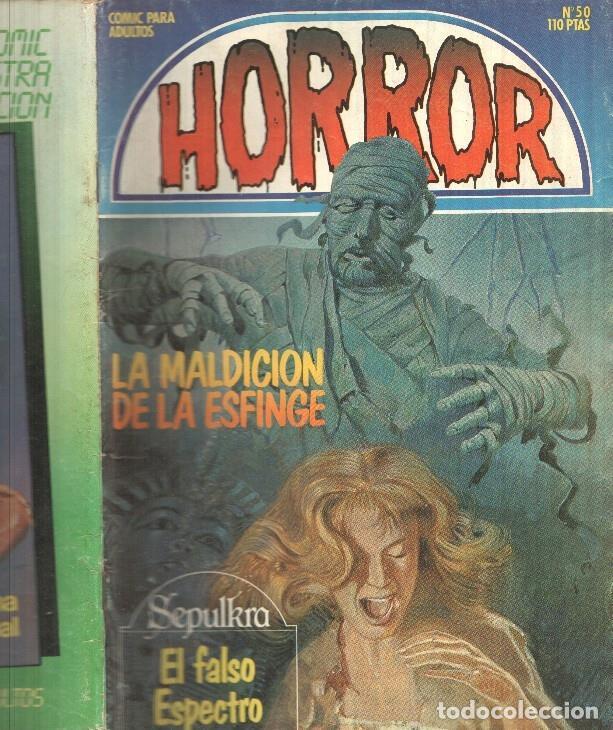C&oacute;mics: Horror numero 050: La maldicion de la esfinge (numerado 2 en trasera) - Varios - Foto 1