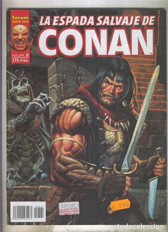 Comics: La Espada Salvaje de Conan volumen 2 numero 05 (numerado 3 en interior cubierta) - Varios