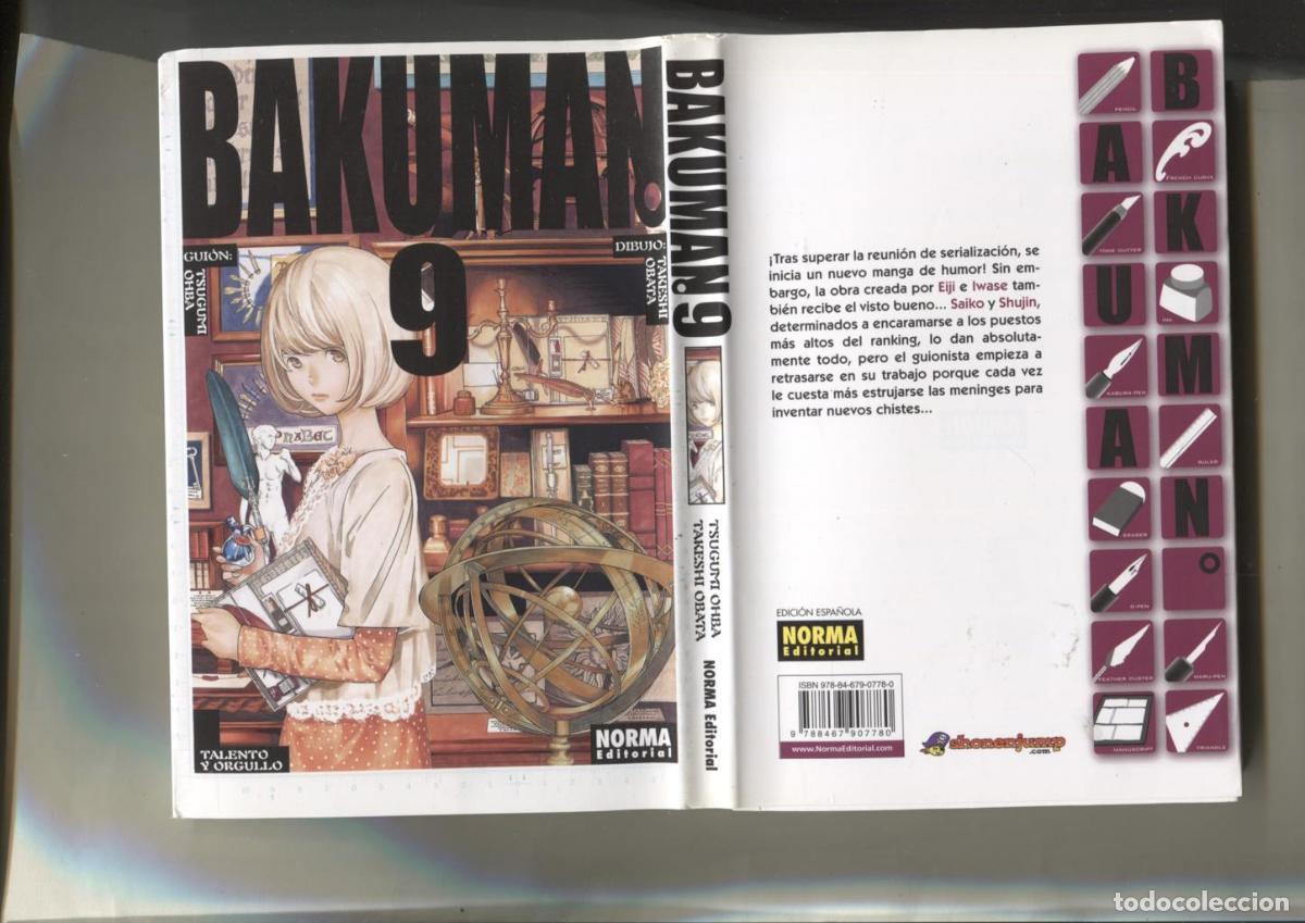C&oacute;mics: Norma: Bakuman numero 09 - Tsugumi Ohba y Takeshi Obata