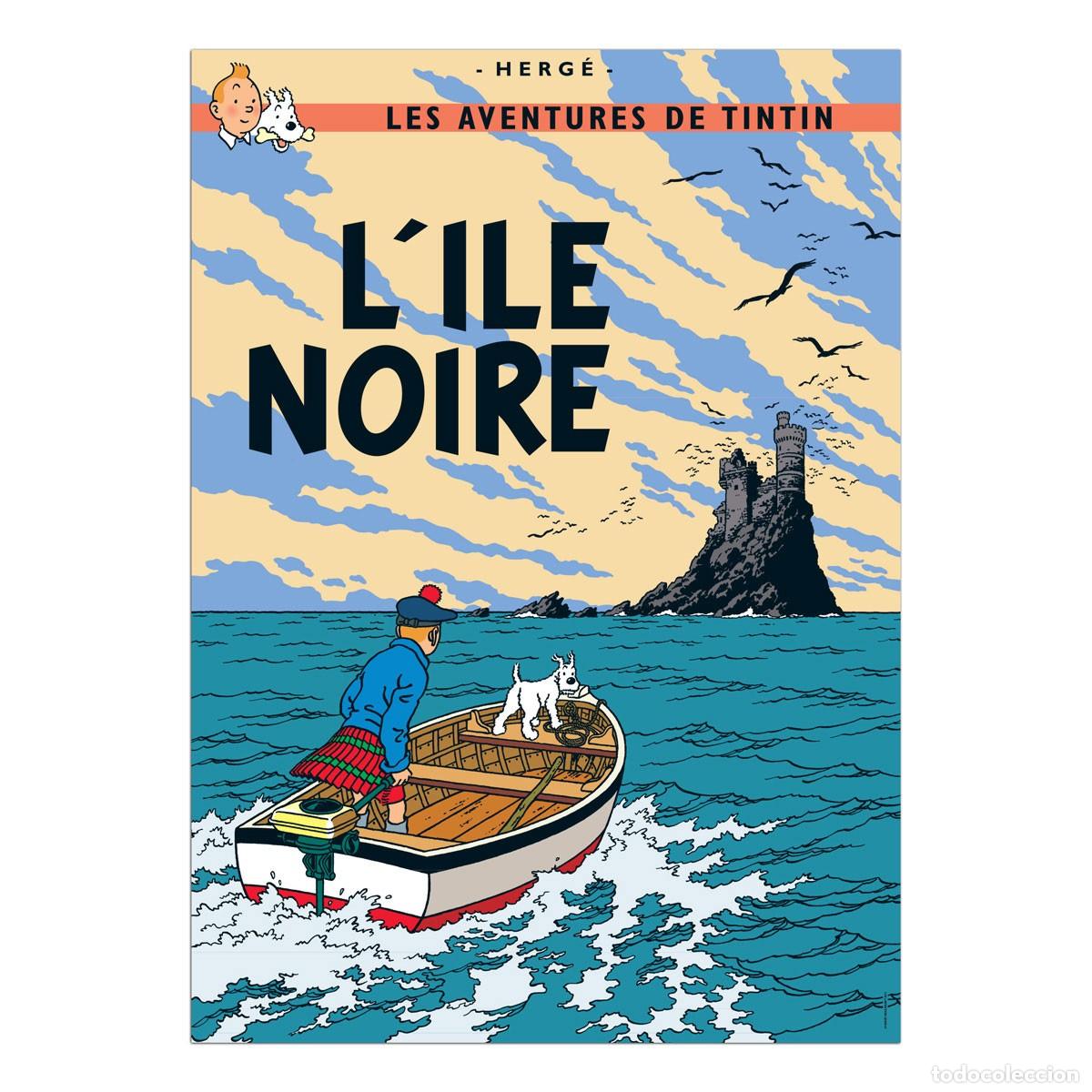 Comics: Poster oficial de Tintin: l'ile noire 70X50cm (ref. #22060) - Varios