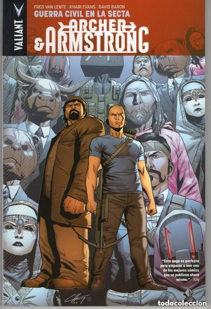Comics: ARCHER & ARMSTRONG VOL. 4 GUERRA CIVIL EN LA SECTA (VARIOS AUTORES) ALETA - IMPECABLE - OFM16