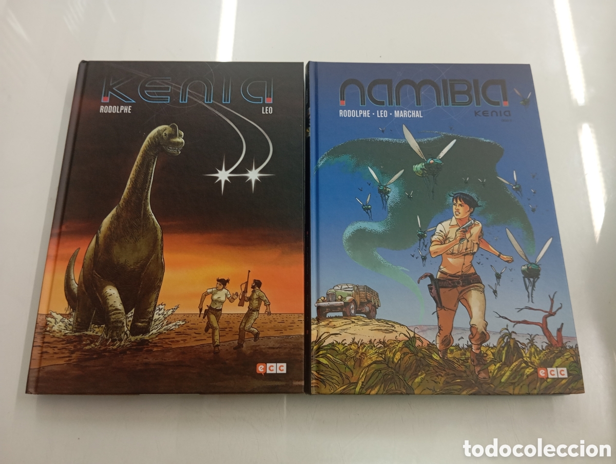 C&oacute;mics: KENIA Y NAMIBIA RODOLPHE LEO MARCHAL ECC EDICIONES 2 TOMOS TAPA DURA MUY BUENO DESCATALOGADOS