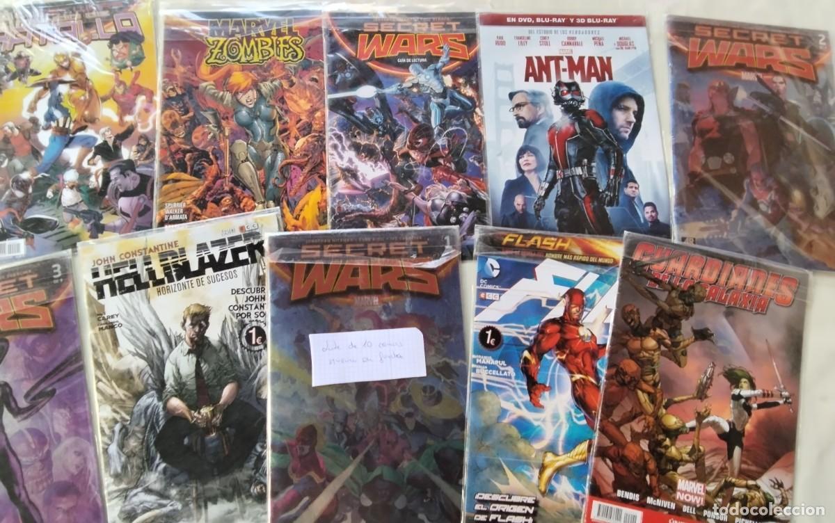 C&oacute;mics: LOTE DE 10 COMICS VARIADOSNUEVOS EN FUNDA , VER COMPOSICION ,