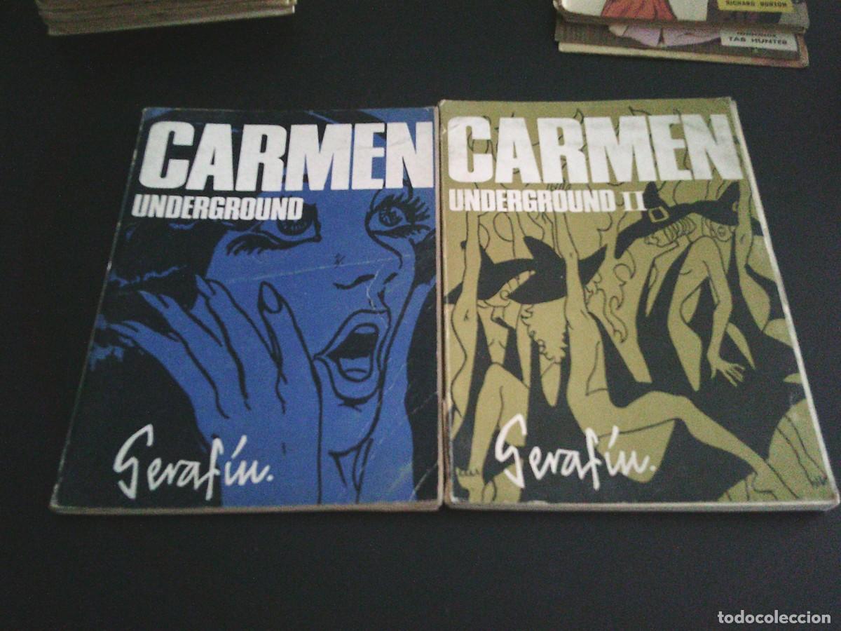 C&oacute;mics: CARMEN - UNDERGROUND I Y II - SERAFIN ROJO - EDITORIAL GISA EDICIONES - CJ 252