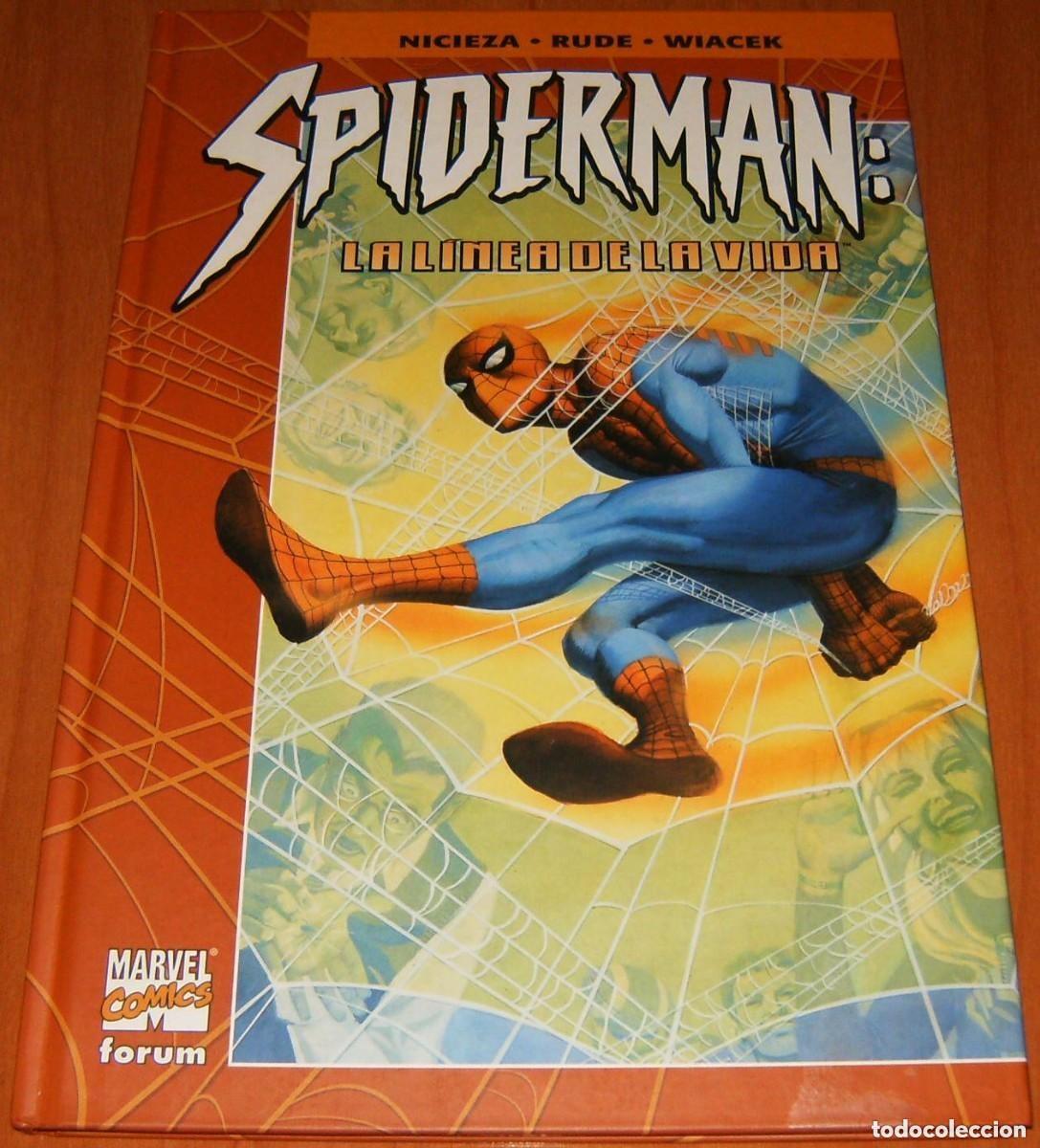 C&oacute;mics: SPIDERMAN . LA LINEA DE LA VIDA . FORUM . Gran formato, Tapa dura