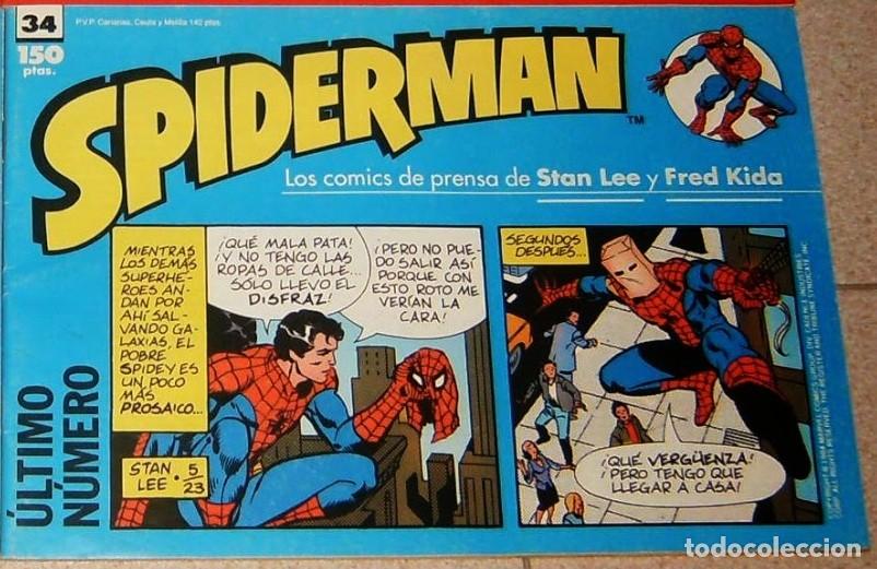 C&oacute;mics: TIRAS DE PRENSA . SPIDERMAN N&uacute;mero 34 . FORUM