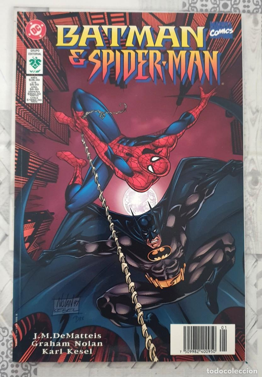C&oacute;mics: BATMAN & SPIDERMAN de J.M. DeMatteis. Tomo unico. Editorial Vid 1998