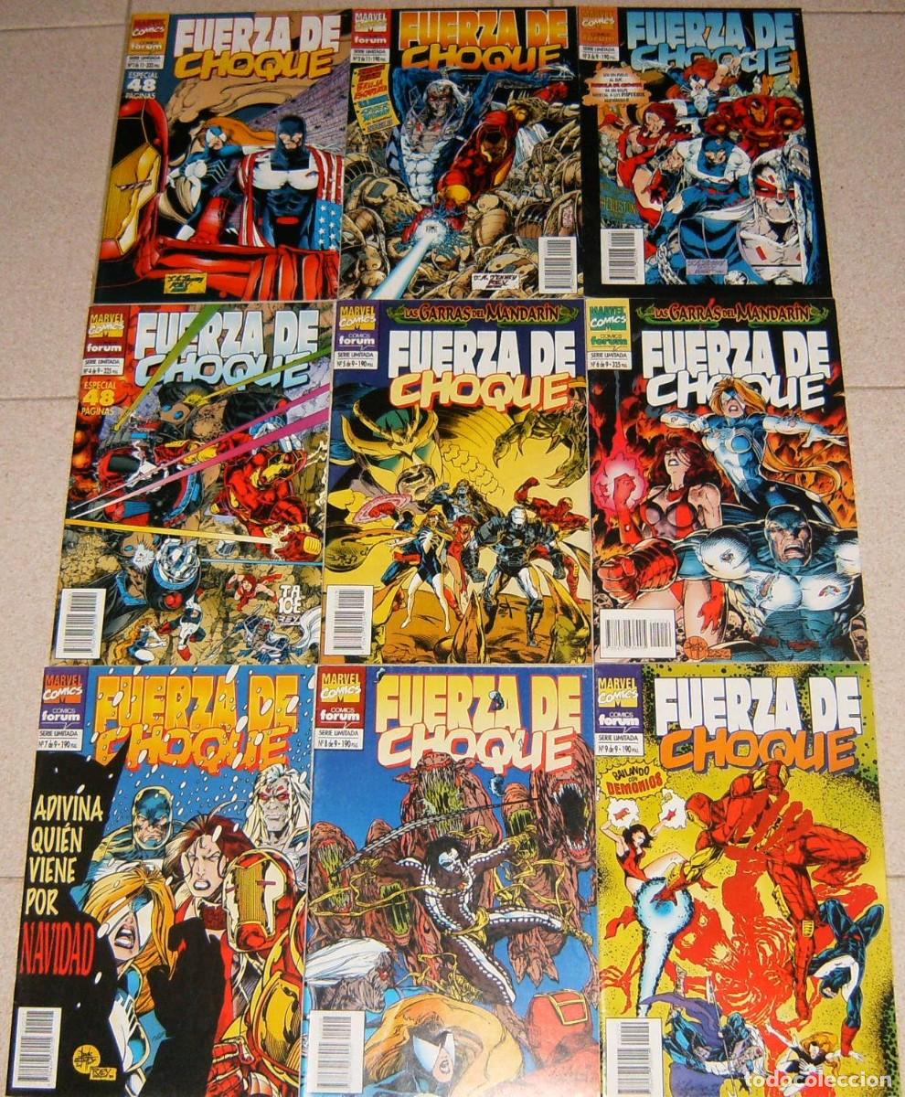 C&oacute;mics: FUERZA DE CHOQUE 1 2 3 4 5 6 7 8 9 . MINISERIE COMPLETA . FORUM . de LOS VENGADORES