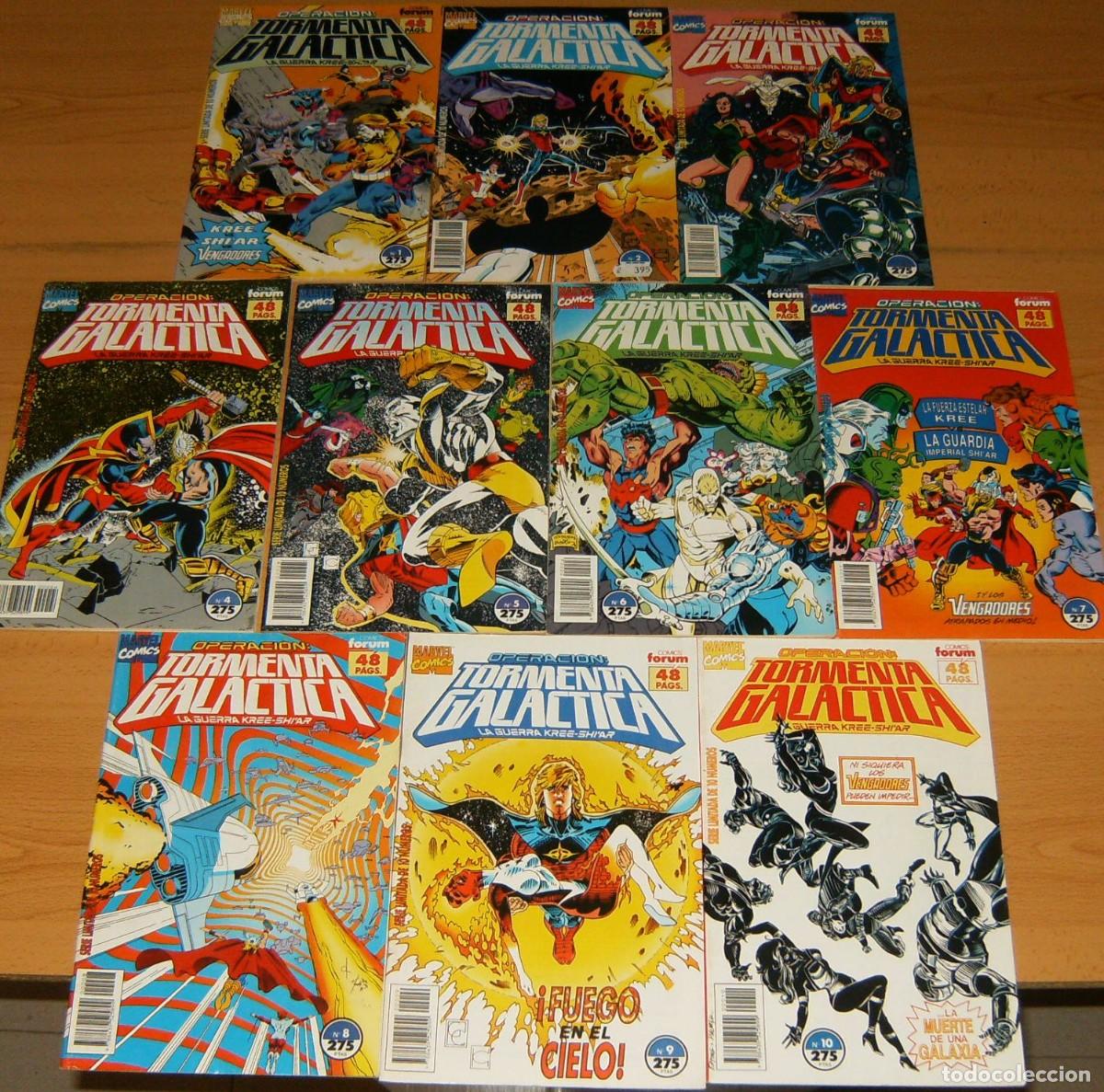 C&oacute;mics: LOS VENGADORES TORMENTA GALACTICA 1 2 3 4 5 6 7 8 9 10 . MINISERIE COMPLETA . FORUM