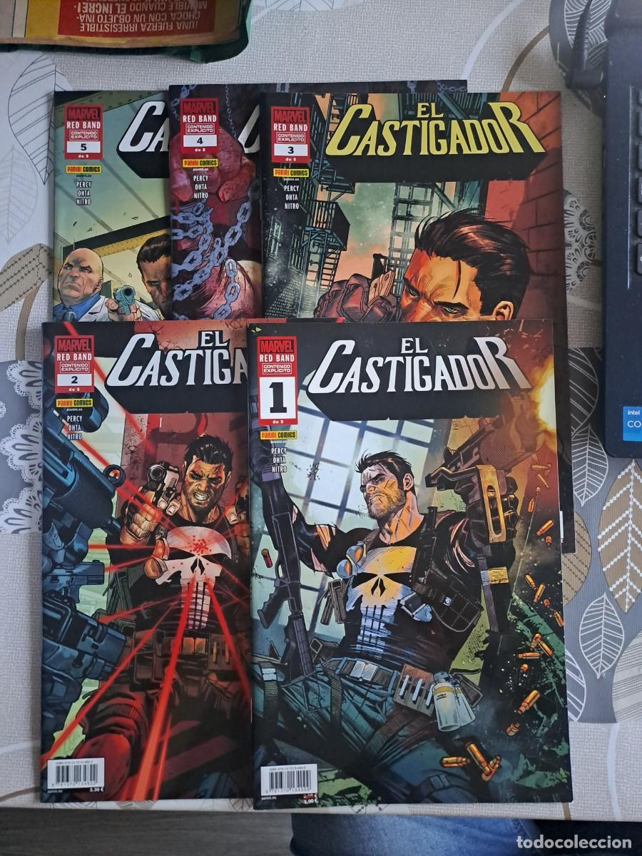 C&oacute;mics: El castigador completa 5 n&uacute;meros, Panini en perfecto estado