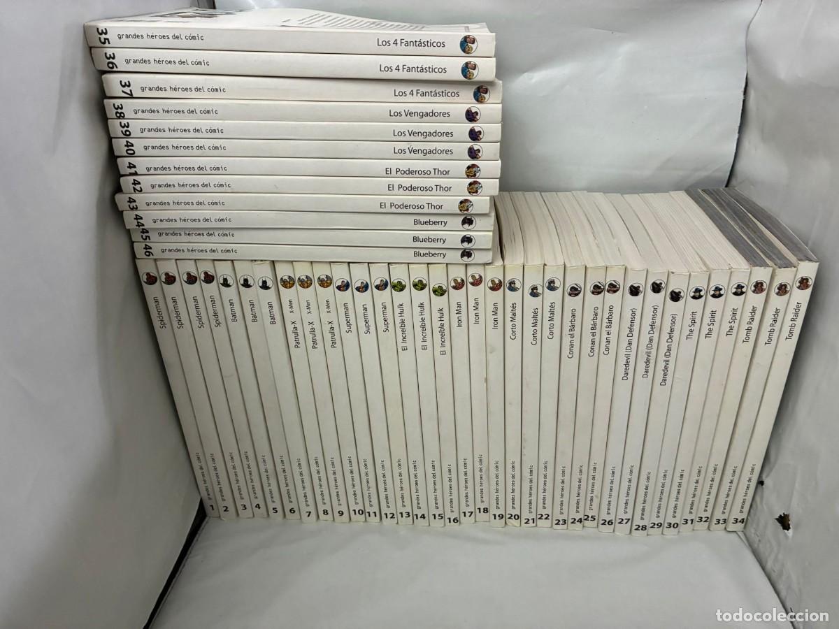 Comics: Colecci&oacute;n Grandes h&eacute;roes del C&oacute;mic (Biblioteca El Mundo) Tomos 1 a 46 (Obra completa en 46 tomos)