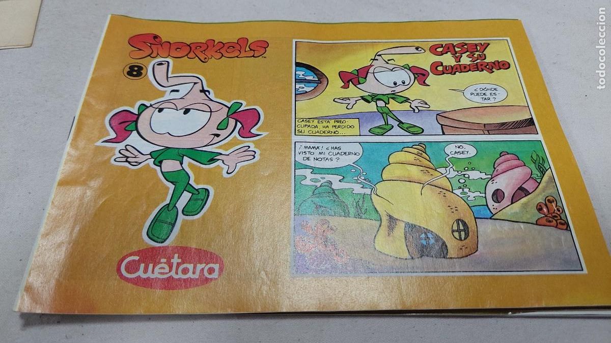 C&oacute;mics: Comic galletas Cuetara Snorkels casey y su cuaderno 8