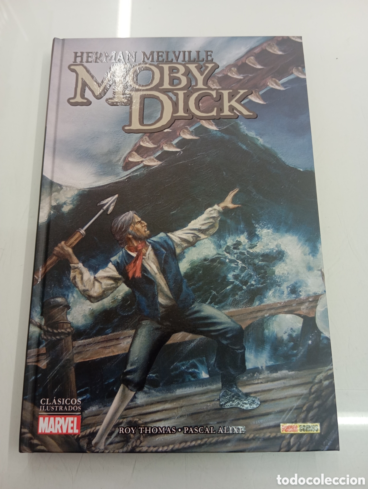 C&oacute;mics: Cl&aacute;sicos Ilustrados Marvel Moby Dick HERMAN MELVILLE Roy Thomas P. Alixe PANINI 2012 DESCATALOGADO