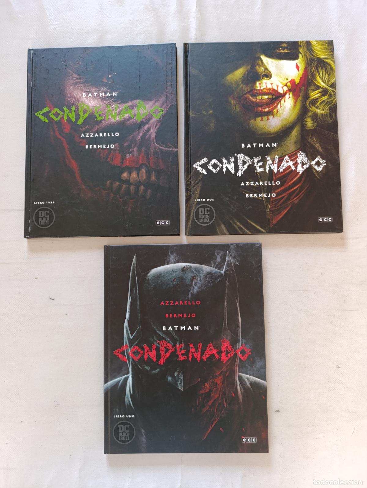 C&oacute;mics: BATMAN - CONDENADO COMPLETA - LIBROS 1, 2 Y 3 - UNO, DOS Y TRES - DC - ECC - TAPA DURA (J1)