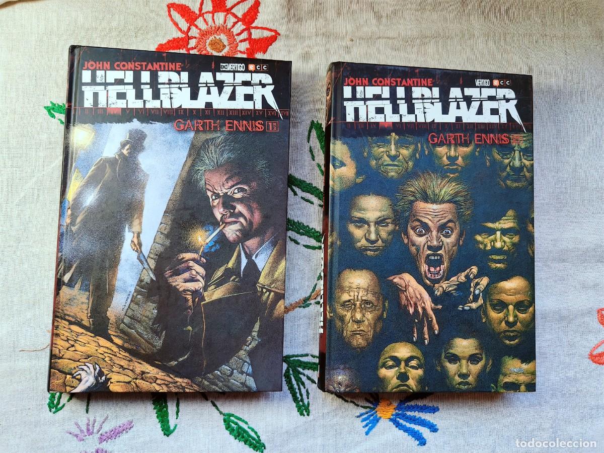 C&oacute;mics: John Constantine Hellblazer Ennis. Tomos 1 y 2. V&eacute;rtigo, ECC. Edici&oacute;n en tapa dura. - Foto 1