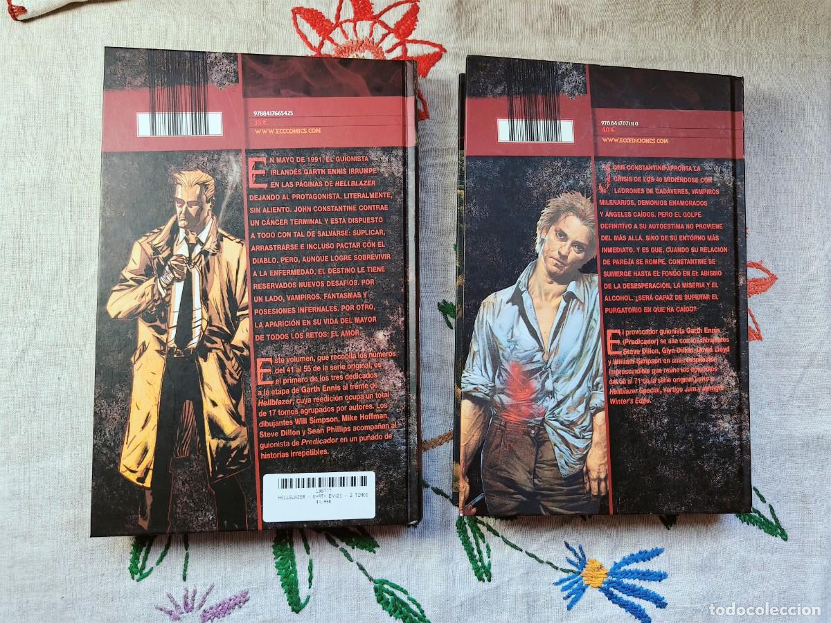 C&oacute;mics: John Constantine Hellblazer Ennis. Tomos 1 y 2. V&eacute;rtigo, ECC. Edici&oacute;n en tapa dura. - Foto 3