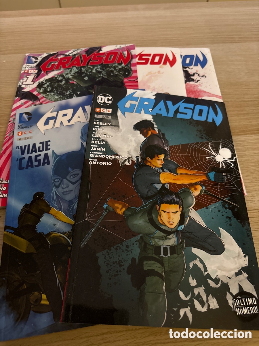 C&oacute;mics: Grayson. Tom King. Obra completa. 5 tomos