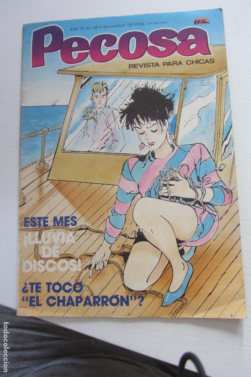 C&oacute;mics: Pecosa n&ordm; 49. Mc Ediciones. Contiene poster central LUIS MIGUEL Arx29