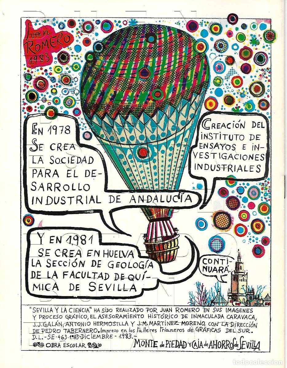 C&oacute;mics: SEVILLA Y LA CIENCIA COMIC JUAN ROMERO 1983 U91 - Foto 5