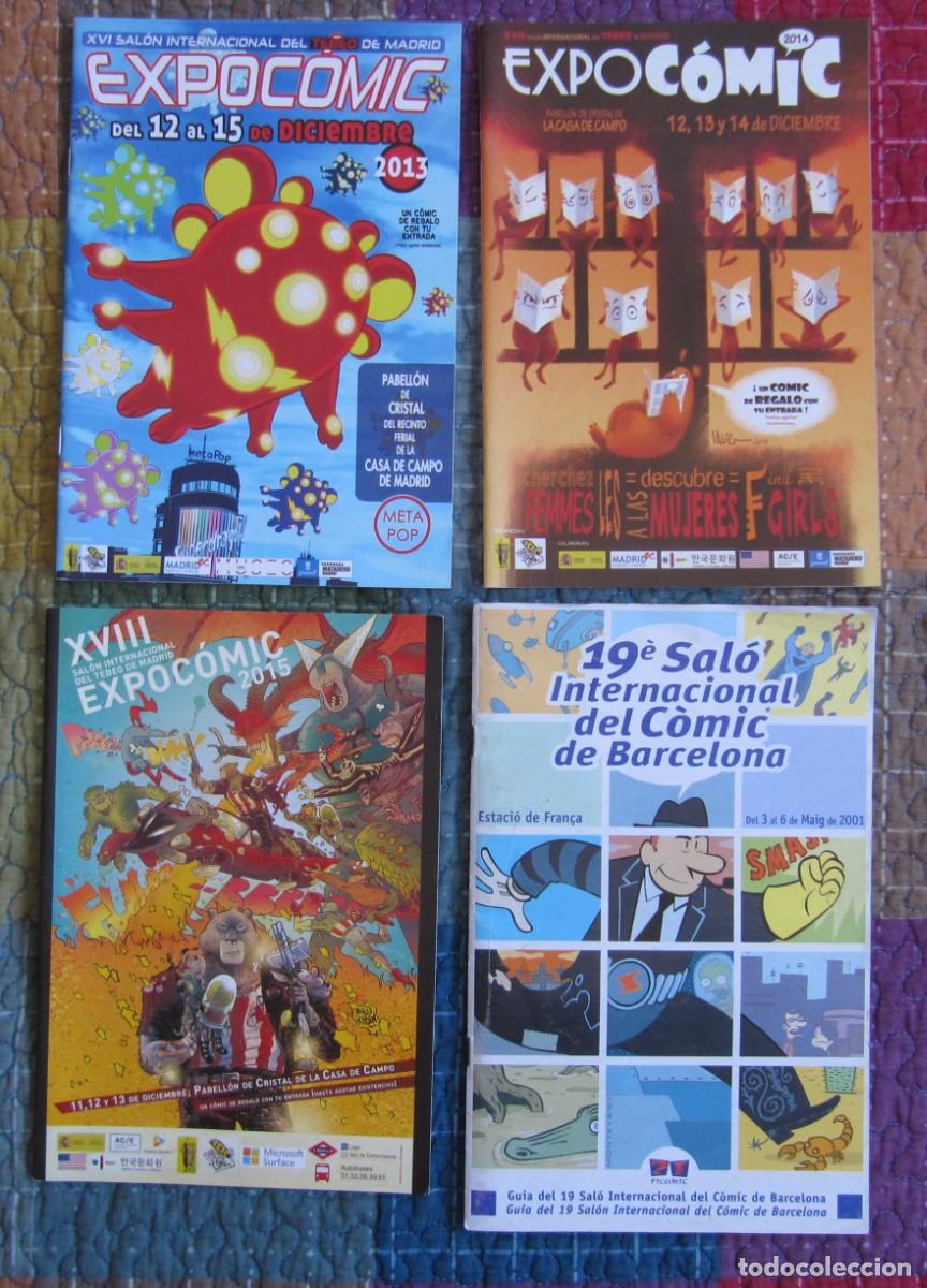 C&oacute;mics: EXPOCOMIC - SALON COMIC BARCELONA - LOTE DE 4 EJEMPLARES + ENTRADAS - Foto 1