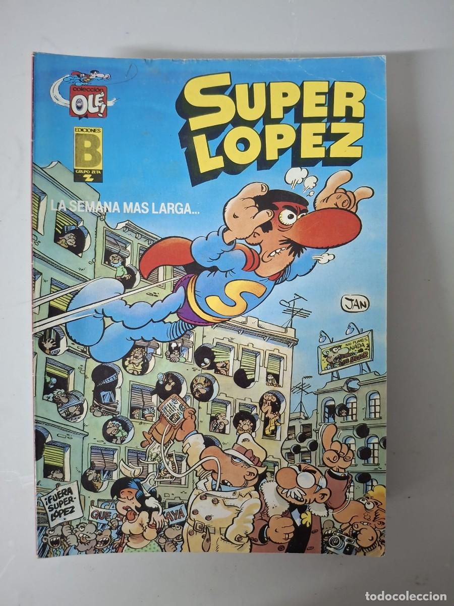 C&oacute;mics: COMIC SUPER LOPEZ LA SEMANA M&Aacute;S LARGA COLECCI&Oacute;N OL&Eacute;