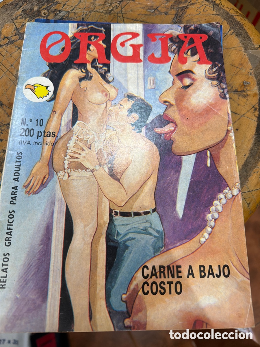 C&oacute;mics: Lote de 2 c&oacute;mics eroticos Orgia.relatos gr&aacute;ficos.a&ntilde;os 90.edita astri.N 3 y 10.
