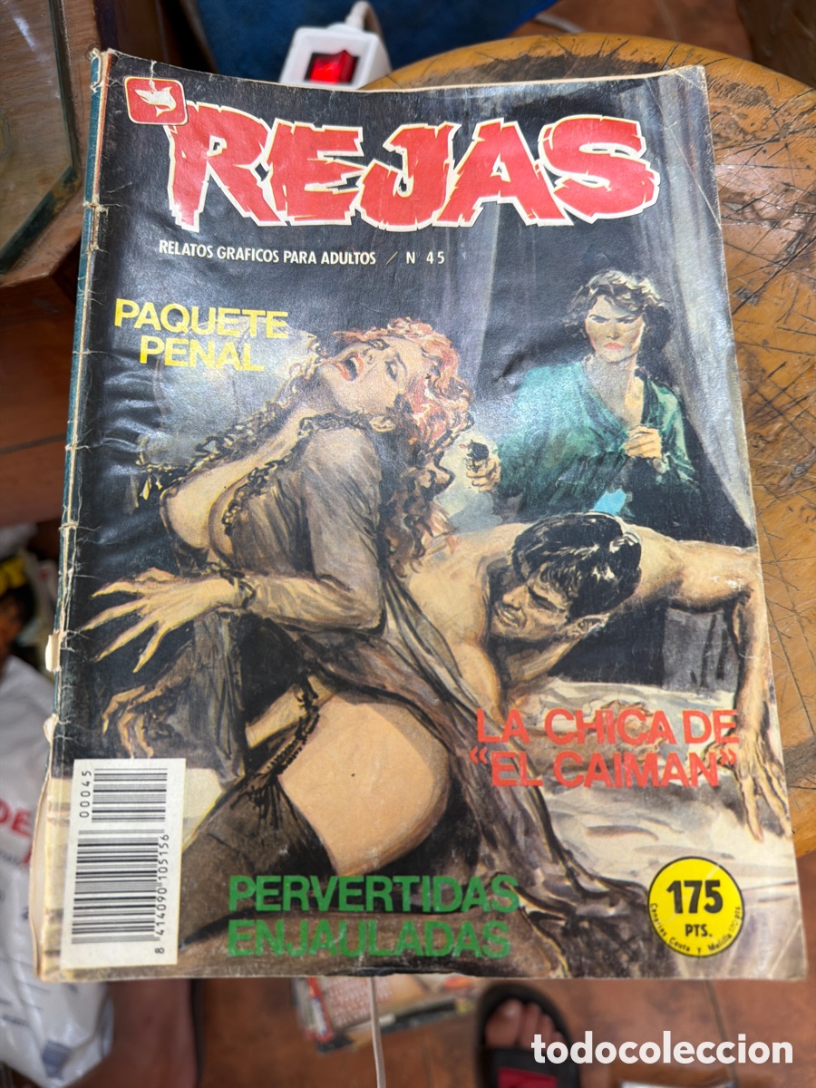 C&oacute;mics: Lote de 11 c&oacute;mics eroticos REJAS.relatos gr&aacute;ficos.edita edicomic.a&ntilde;os 80.N 45,2,60,54,1,44,17,49,27,