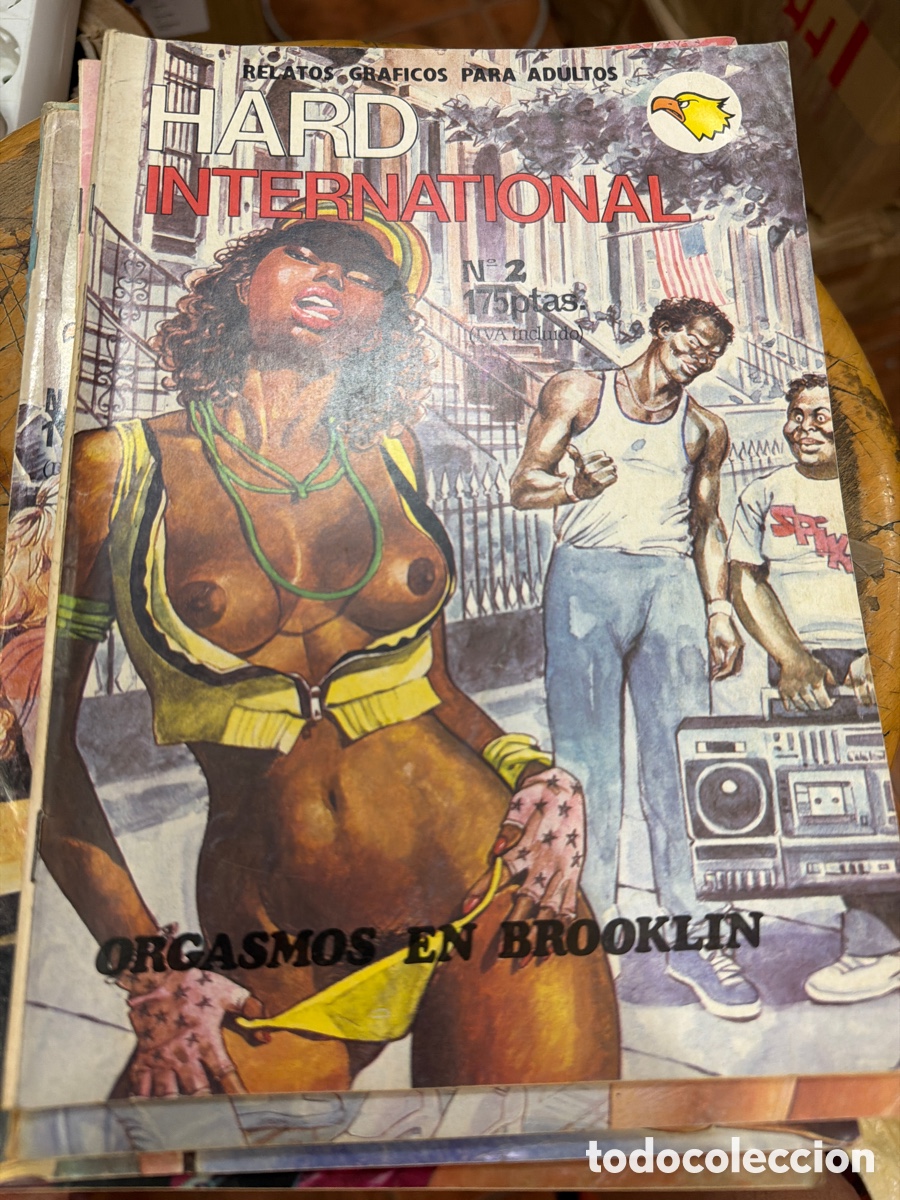 C&oacute;mics: Lote de 6 c&oacute;mics eroticos Hard international.relatos gr&aacute;ficos.a&ntilde;os 80. Edita astri.N 1,2,3,5,13,17,