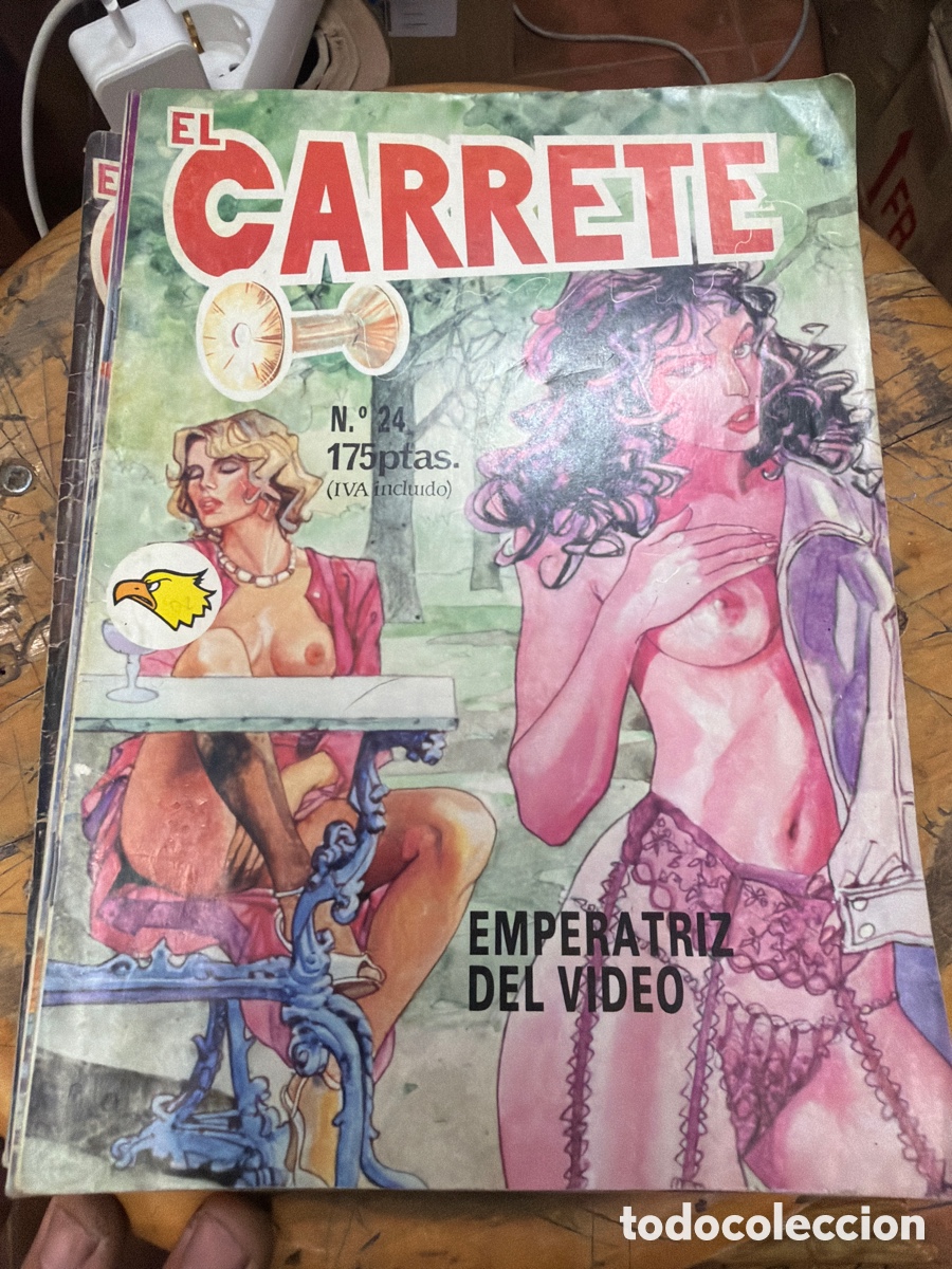 C&oacute;mics: Lote de 5 c&oacute;mics eroticos El Carrete.relatos gr&aacute;ficos.a&ntilde;os 80.edita astri.N 24,23,21,16,5